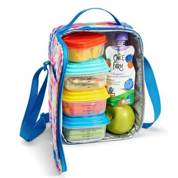 NWT … IVORY ELLA “Fit + Fresh” Insulated Lunch Bag / Tote - Picture 6 of 9